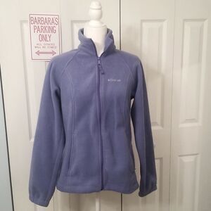 COLUMBIA Carolina Fleece Jacket Blue SZ Medium